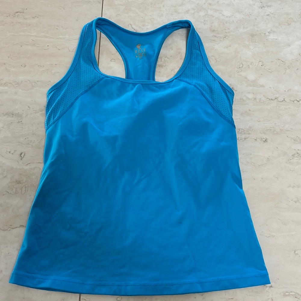 Rese turquoise, tank top, work out bra